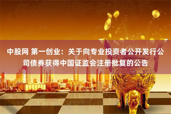 中股网 第一创业：关于向专业投资者公开发行公司债券获得中国证监会注册批复的公告